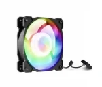1stCOOL Statický RGB ventilátor 12cm / Ventilátor / 120mm / RGB / 3+4pin (F12-RGB-ST)