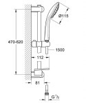 GROHE - Euphoria Sprchová souprava Duo, chrom 27242001