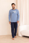 Pyžamo Regina 6008 dlouhé rukávy, velikosti M–3XL, Z26 béžová XL