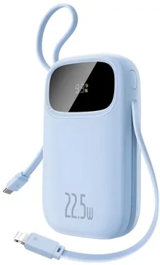 Baseus EnerFill FC31 20000mAh modrá / Powerbanka / 22,5W / USB-C / USB-A / Lightning (6932172691172)