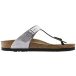 Dámské žabky Birkenstock Gizeh Birko-Flor slim silver (0043853) 40