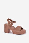 Sandály na podpatku model 209921 Step in style 40