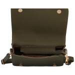 Elegantní dámská koženková crossbody Julys, army-zelená