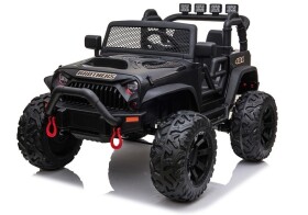 Mamido Elektrické autíčko Jeep Brothers lakované černé 24V 2x200W