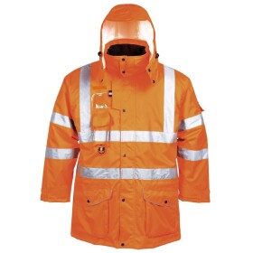 Portwest Bunda zimní výstražná s reflexními pruhy Hi-Vis 7 v 1 RT27, GO/RToranžová