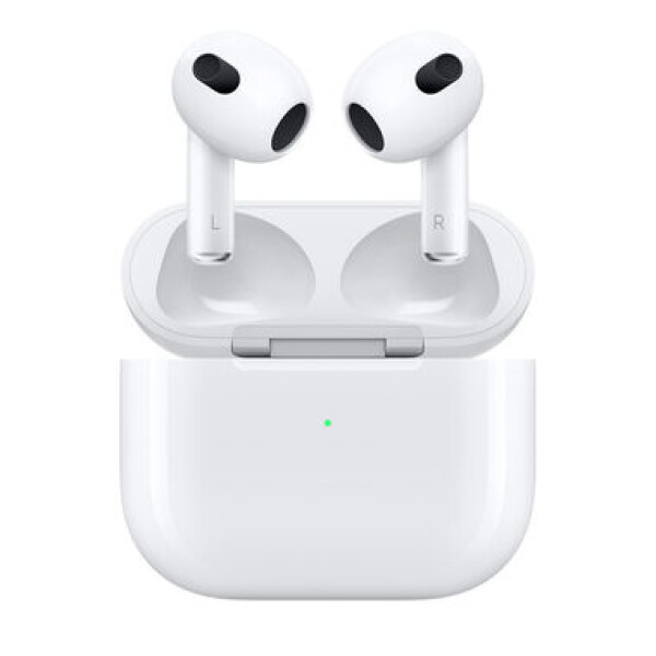 Apple AirPods (2022) 3. generace / bezdrátová sluchátka / BT 5.0 / s lighting nabíjecím pouzdrem (MPNY3ZM/A)