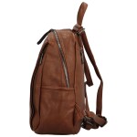 Jednoduchý dámský kabelko/batoh Olívie, hnědý