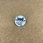 Pinarna.cz My cat and I talk shit about you / Moje kočka a já tě pomlouváme - kulatý