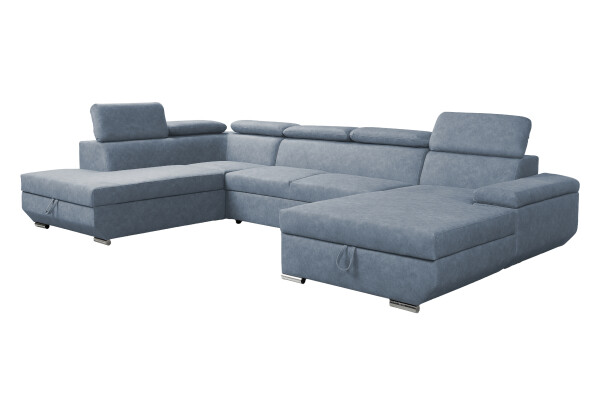 Sedací souprava Lars II. U FORM Provedení: Pravá U, látka: Logan Sky
