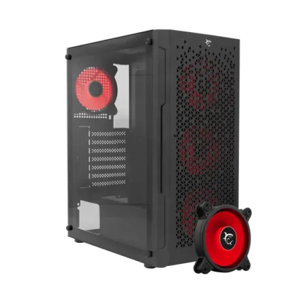 White Shark GCC-2302 BULLET BLACK + 4 Fan DASH černá / ATX / 5x 120/140mm 3x 120mm / bez zdroje (BULLET-BLACK-DASH)