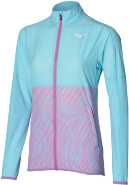 Běžecká bunda Mizuno Charge Printed Jacket 62GEB20219 Velikost textilu: M