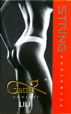 Dámské kalhotky string Gatta Lili černá M