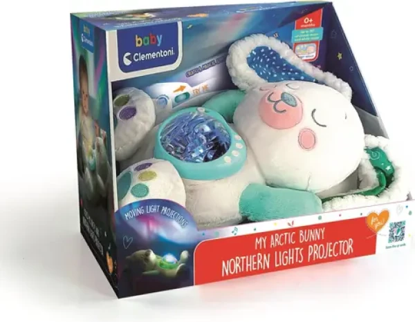 Clementoni Plyšový projektor Ledový zajíček