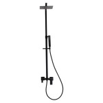 INVENA - Sprchový sloup s baterií, Paros Trend, černá AU-33-B04-C