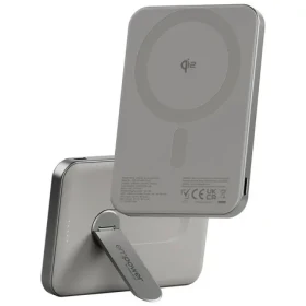PanzerGlass empower bezdrátová Qi2 powerbanka 5000 mAh / MagSafe / Kickstand / šedá (EM34876)