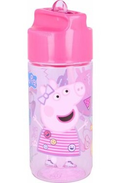 STOR Láhev na pití Tritan Prasátko Peppa 430 ml (152663)