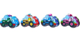 Pokladnička W010910 plechová traktor 14x10 cm