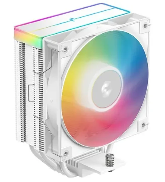 DEEPCOOL AG400 ARGB V2 bílá / Chladič CPU / 4× heatpipe / 1× 120mm ARGB / AMD + Intel (R-AG400-WHAMMN-GJD)
