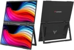 2× 15,6" Verbatim Portable Dual Monitor Essentials černá / Přenosný duální monitor / IPS / FHD 1920×1080 / USB-C