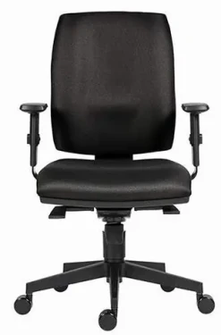 Powerton Hana černá / Kancelářské ergonomické křeslo / nosnost 120 kg (MKWPHAKDCBBA)
