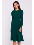 S378 Rozšířené šaty s páskem S378 zelené - Stylove M