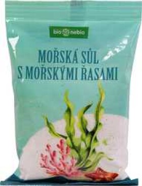 Bio*nebio Mořská sůl jodovaná mořskými řasami 500 g