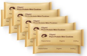Vilgain Plant Protein Mini Cookies BIO – 10× arašídové máslo 50 g (2 x 25 g)