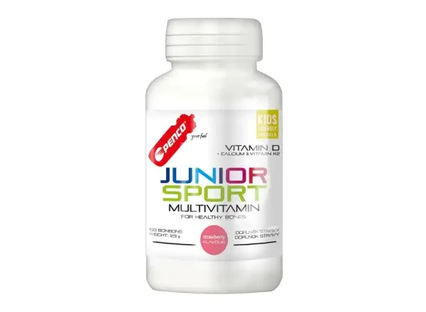 Penco Junior sport multivitamin jahoda 150 bonbonů - Penco Junior Sport Multivitamin jahoda 150 tbl.