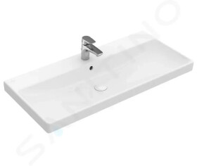 VILLEROY & BOCH - Avento Umyvadlo nábytkové 800x470 mm, s přepadem, otvor pro baterii, CeramicPlus, Stone White 415680RW