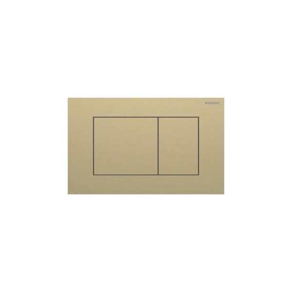 GEBERIT - Sigma40 Ovládání splachování, easy to clean, kartáčovaná mosaz 115.629.QF.1