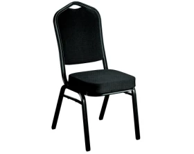 Jídelní židle Jazz, černá látka