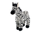 Plyšová zebra stojící 28 cm