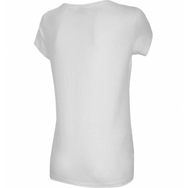 Dámské tričko s krátkým rukávem WOMEN'S T-SHIRT TSD029 SS21 - 4F bílá L