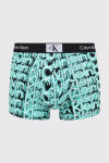 Pánské boxerky 000NB3403A AC5 tyrkys-černo-bílé - Calvin Klein M