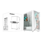 GIGABYTE C301 GW V2 bílá / Počítačová skříň / Midi Tower / tvrzené sklo / ATX / bez zdroje / ARGB (C301GW V2)