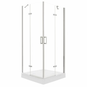 KERRA - Sprchový kout Flow s vaničkou 90 (chrom) 5907548118462