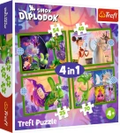 TREFL Puzzle Hokus pokus Diplodokus 4v1