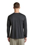 Unisex merino triko dlouhý rukáv ICEBREAKER Unisex Merino 150 LS Pocket Tee, Jet Heather velikost: M