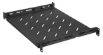 Intellinet 714082 černá / Police pro RACK 19" / hloubka 350–550 mm / 1U / nosnost 20 kg (714082)