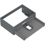 MEXEN - Box-A skříňka pro umyvadlo 70, 1 šuplík, grafit mat 91AX0-0700-235-1-66