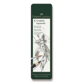 Faber-Castell Castell 9000 Akvarelová sada 5 ks, kovová krabička