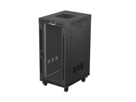 Lanberg FF01-6824-12BL černá / Stojanový rozvaděč / 19" / 24U / 600x800 mm / Nosnost 1200 kg (FF01-6824-12BL)