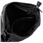 Stylová dámská koženková crossbody kabelka Minja, černá