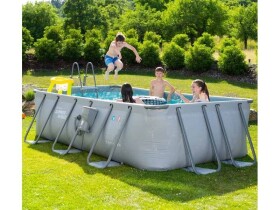 Summer Waves Nadzemní bazén s filtrací – Elite Frame (š. 2 × d. 4 × v. 1 m)