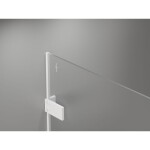 MEXEN/S - Lunar-F sprchový kout skládací dveře pravá 70 x 70, transparent, bílá 836-070-070-20-00-P