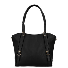 Stylová dámská koženková kabelka na rameno Zita, černá