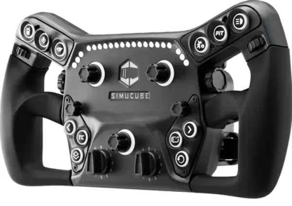 Simucube Savu Pro / Závodní volant / 4 pádla / 12 podsvícených tlačítek (SCSAVUPRO-SC3)