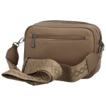 Stylová dámská koženková crossbody kabelka MaxFly Tarja, hnědá
