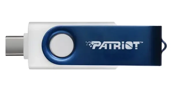 Patriot Xporter X550 64GB bílá / Flash Disk / USB-A + USB-C / USB 3.2 Gen 1 / 80 MB/s (PS64GX550AAD)