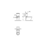 GROHE - Euro Ceramic Splachovací nádržka, spodní napouštění, alpská bílá 102503SH00